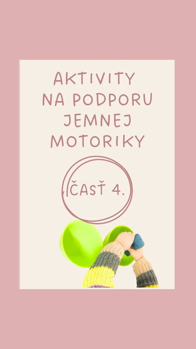 Aktivity na jemnú motoriku